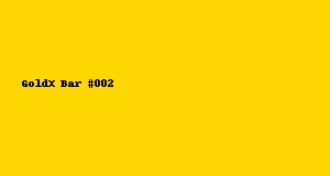 GoldX Bar #002
